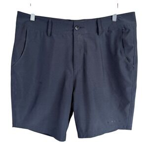 Oakley Hydrolix Shorts Stretch Mens Actual 36 Black Regular Fit Performance Golf